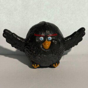 Angry Birds Movie Black Bomb Bird # 3 Figure 2016 McDonald’s Happy Meal Toy